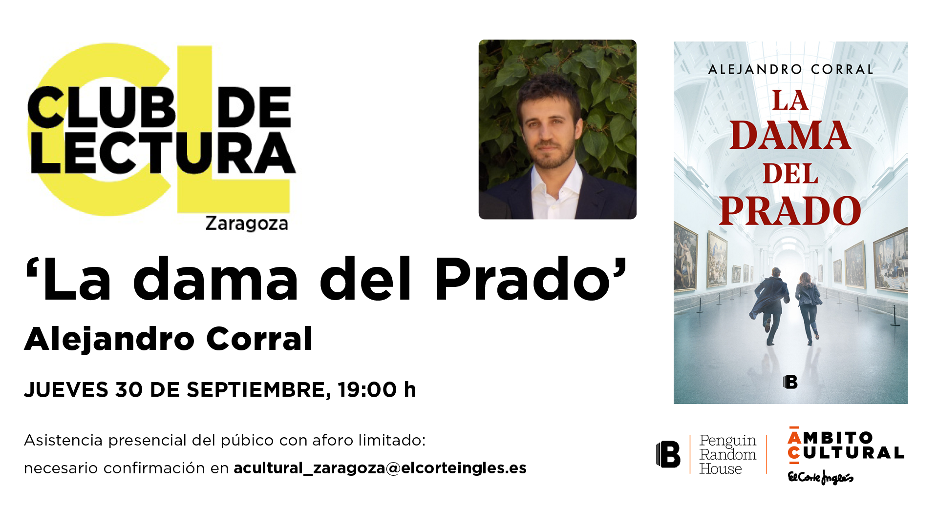 CLUB DE LECTURA: LA DAMA DEL PRADO DE ALEJANDRO CORRAL